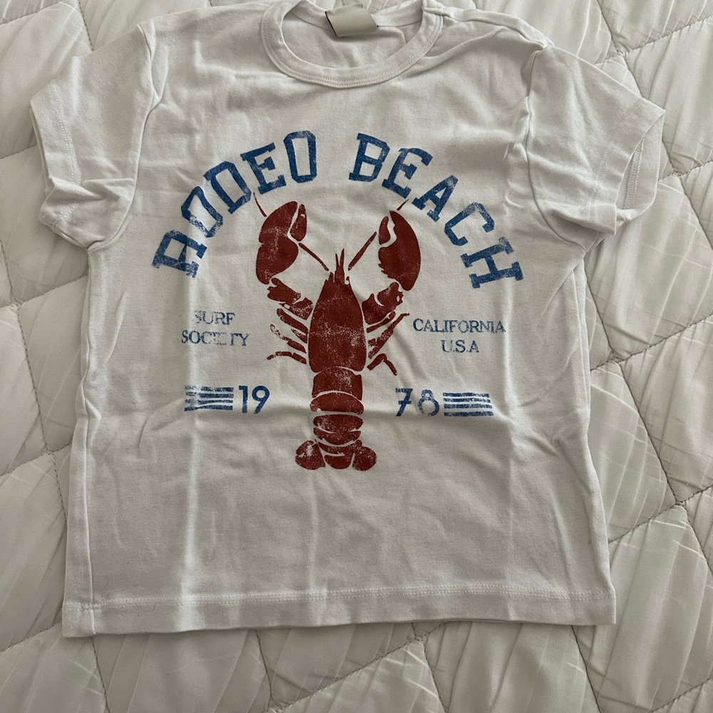 White Rodeo Beach Graphic T-Shirt